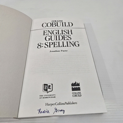 Alona.com.au Collins Cobuild English Guides 8:Spelling (Helping Learners with Real English)