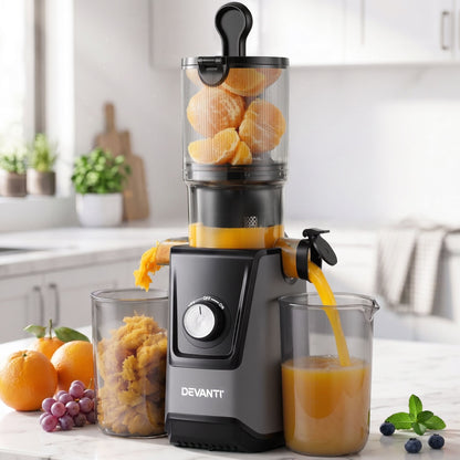 Alona.com.au Commercial > Commercial Others > Distilling & Brewing DEVANTI Slow Juicer Cold Press 200W for Fruit Vegetable Juice