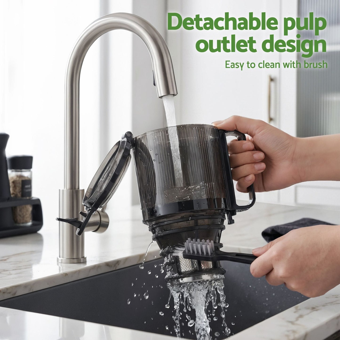 Alona.com.au Commercial > Commercial Others > Distilling & Brewing DEVANTI Slow Juicer Cold Press 200W for Fruit Vegetable Juice