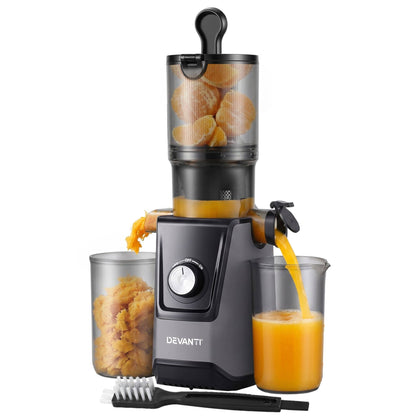 Alona.com.au Commercial > Commercial Others > Distilling & Brewing DEVANTI Slow Juicer Cold Press 200W for Fruit Vegetable Juice
