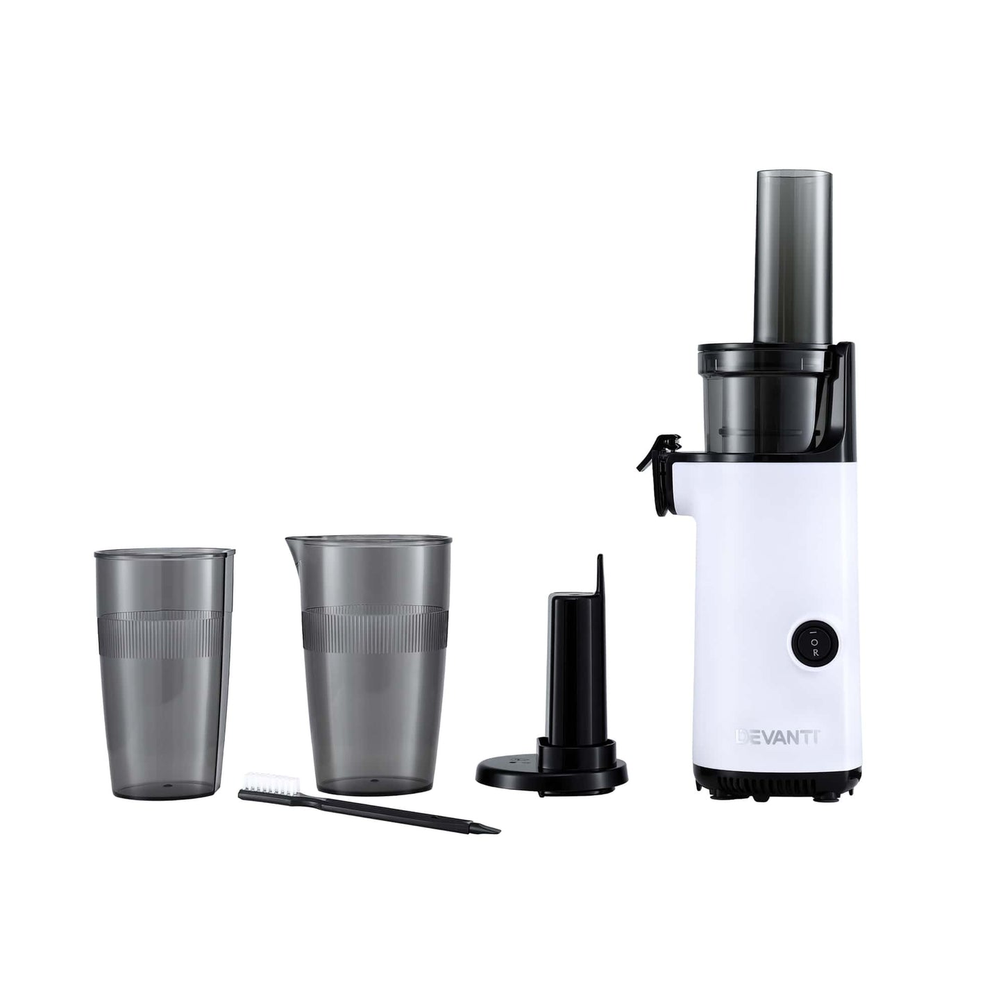 Alona.com.au Commercial > Commercial Others > Distilling & Brewing Devanti Slow Juicer Cold Press Fruit Juice Extractor 130W White