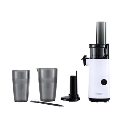 Alona.com.au Commercial > Commercial Others > Distilling & Brewing Devanti Slow Juicer Cold Press Fruit Juice Extractor 130W White