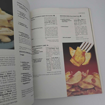 Alona.com.au Cooking With A Food Processor Illustrated Cookbook by GE