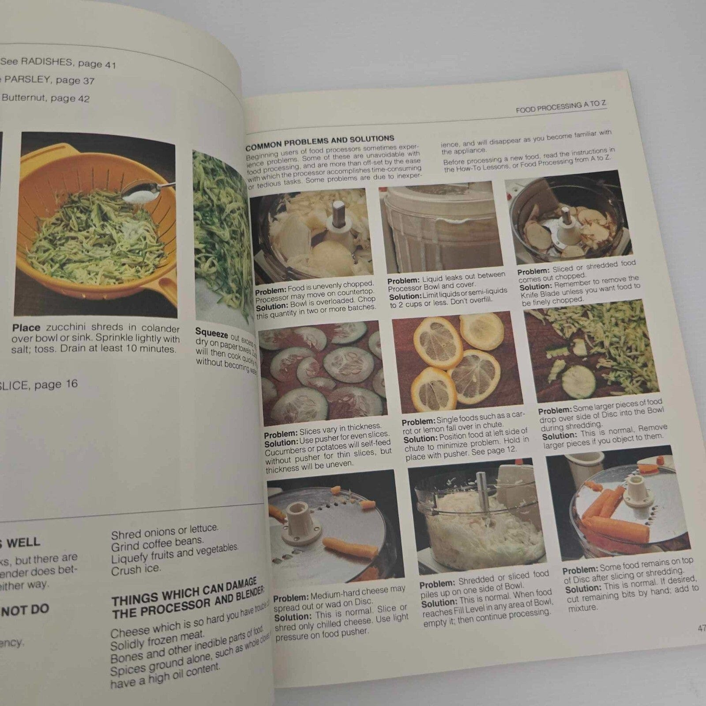 Alona.com.au Cooking With A Food Processor Illustrated Cookbook by GE