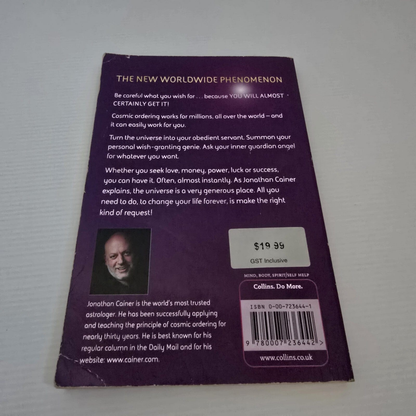 Alona.com.au Cosmic Ordering How To Make Your Dreams Come True By Jonathan Cainer, Paperback