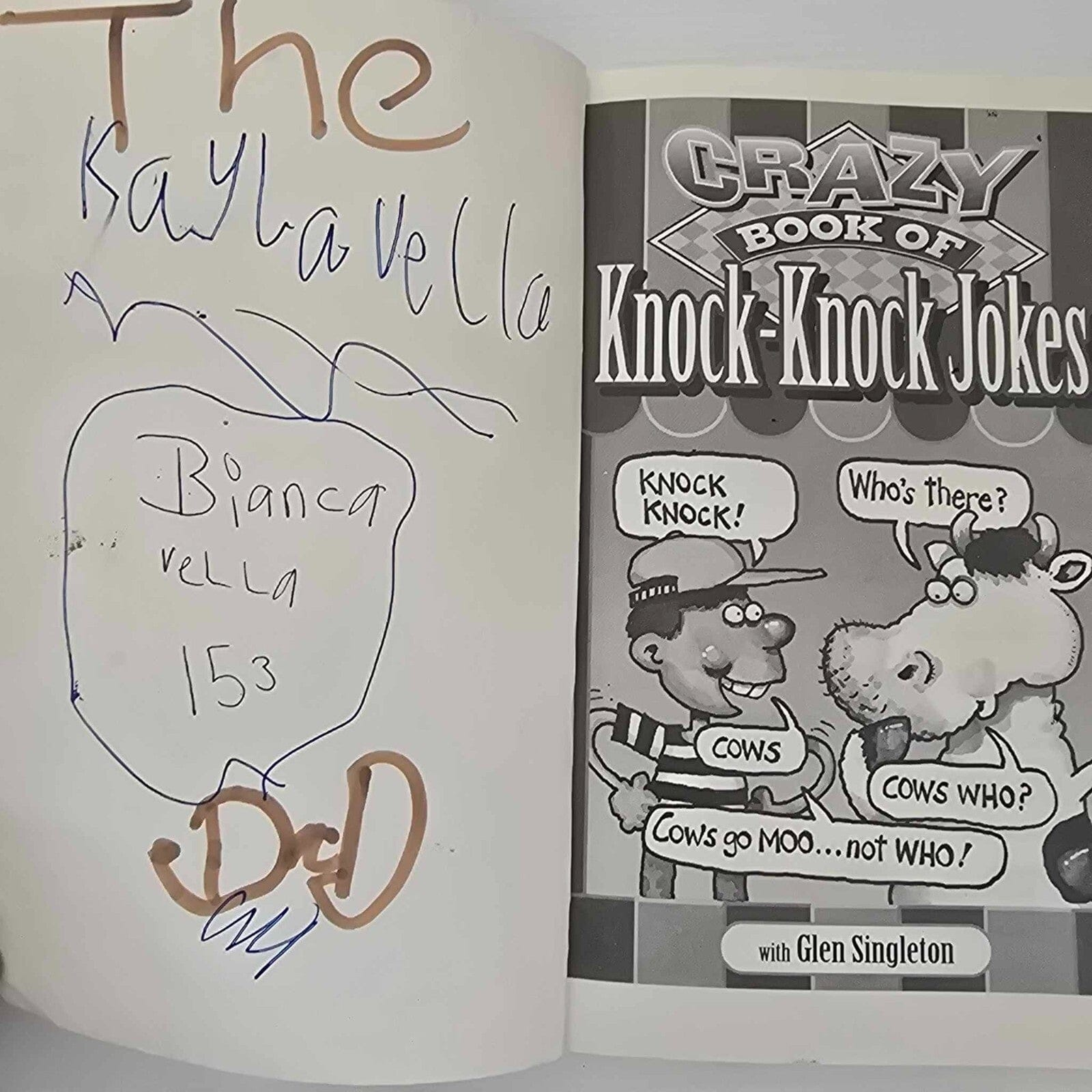 Alona.com.au Crazy Book of Knock-knock Jokes with Glen SIngleton, Paperback 2003