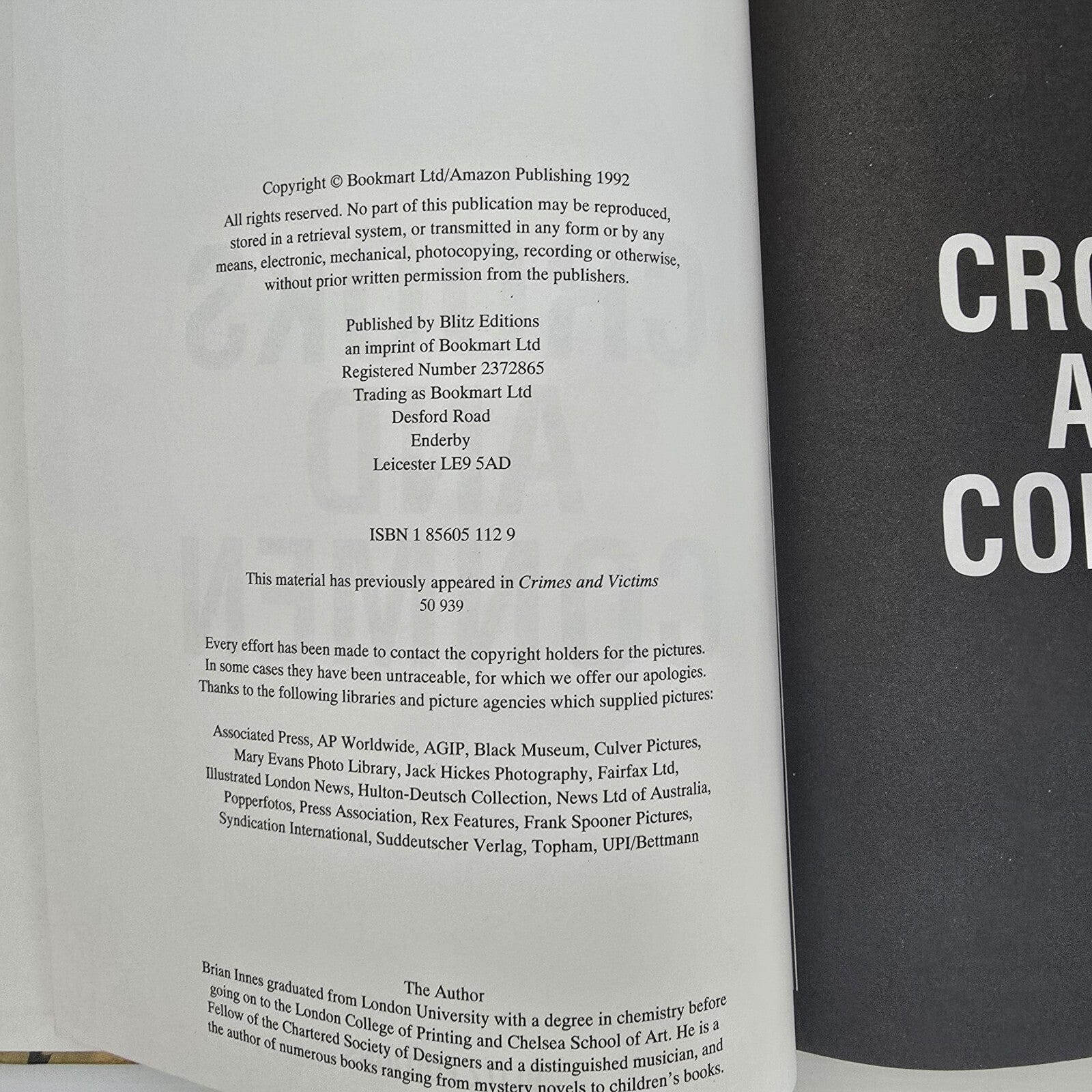 Alona.com.au Crooks And Conmen By Brian Innes - 1992