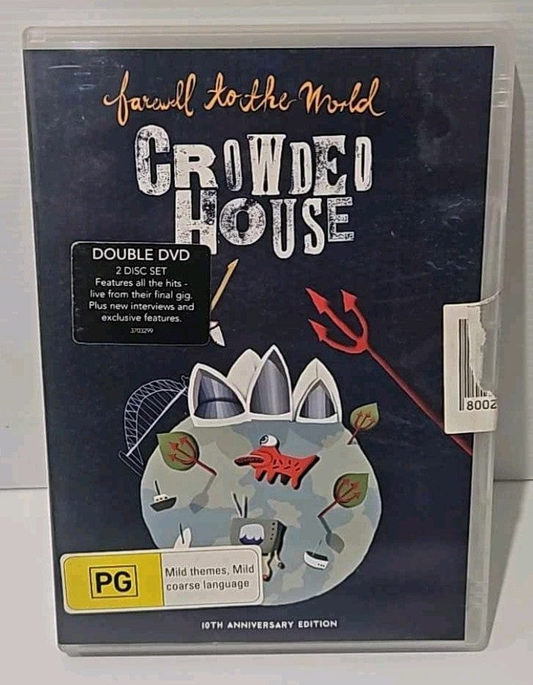 Alona.com.au Crowded House - Farewell to the World DVD Sydney Opera House 10th Anniversary Ed