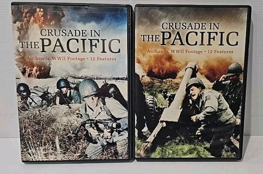 Alona.com.au Crusade in the Pacific Vol 1. 2 / DVD Lot World War 2 Footage