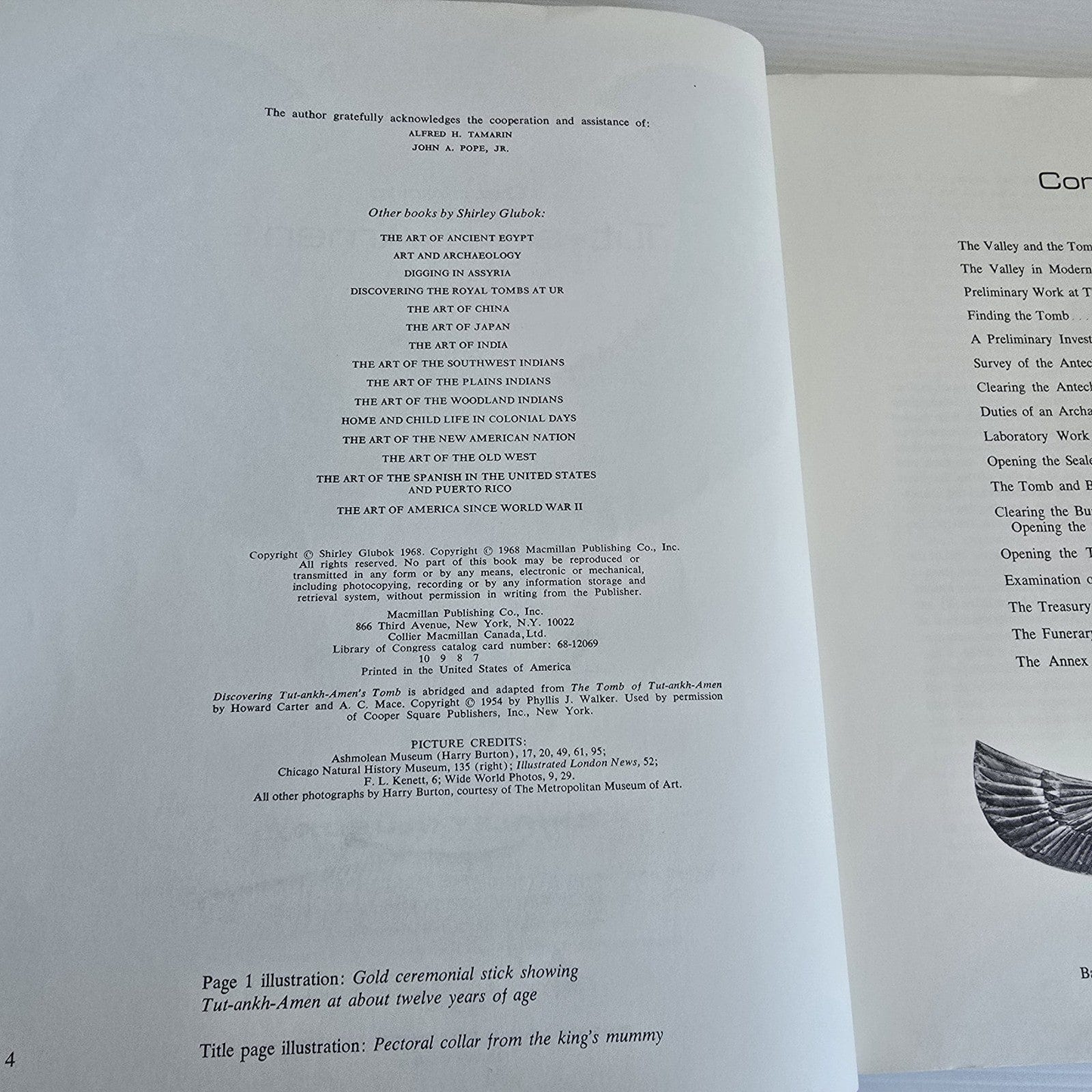Alona.com.au Discovering Tut-ankh-Amen's Tomb By Shirley Glubok (Paperback 1968)