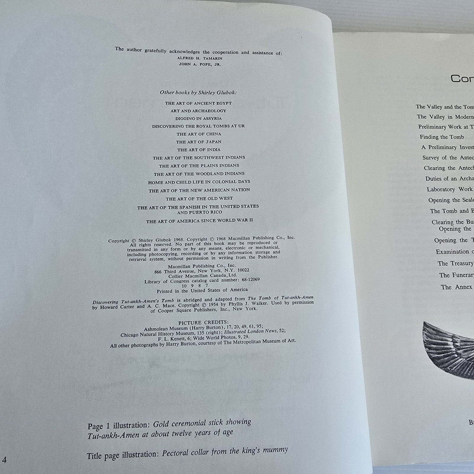 Alona.com.au Discovering Tut-ankh-Amen's Tomb By Shirley Glubok (Paperback 1968)
