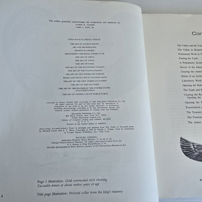 Alona.com.au Discovering Tut-ankh-Amen's Tomb By Shirley Glubok (Paperback 1968)