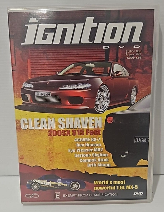 Alona.com.au DVD: Ignition - Car Series, Edition 008. Clean Shaven 200SX S15 Fest + 1.6L MX-5