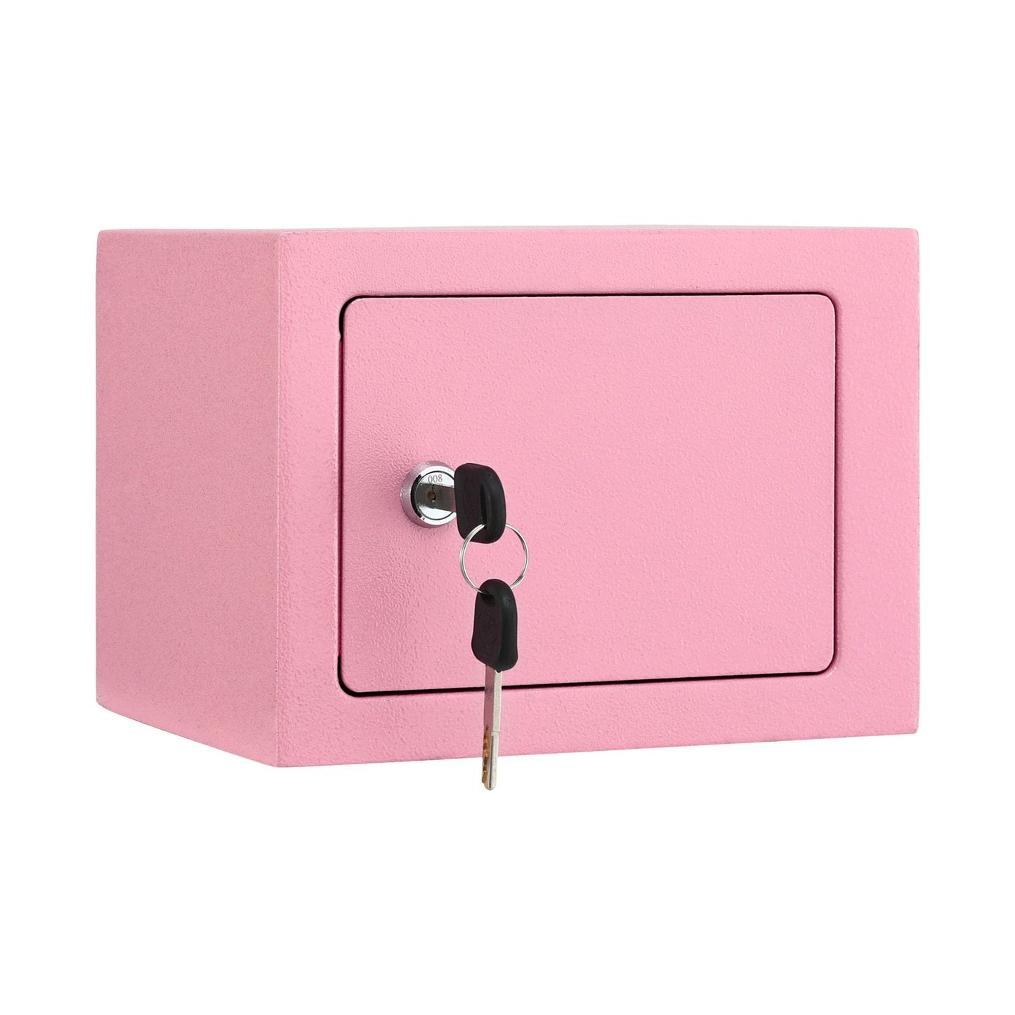 Alona.com.au Electronics > Business & Home Security > Safes & Lock Boxes UL-Tech 6.5L Small Safe Box with Key Lock for Cash Mini Home Security Safe Pink