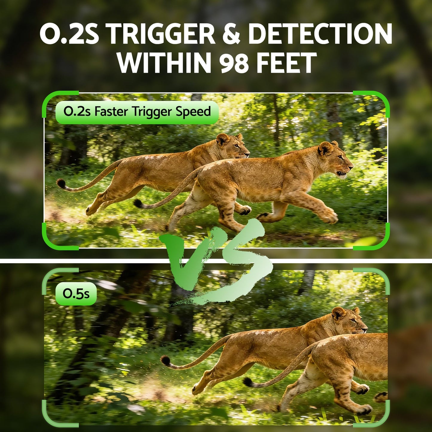 Alona.com.au Electronics > Business & Home Security > Security Cameras & Accessories UL-TECH 4K WiFi Trail Camera 48MP 0.2s Trigger Game Camera Camo