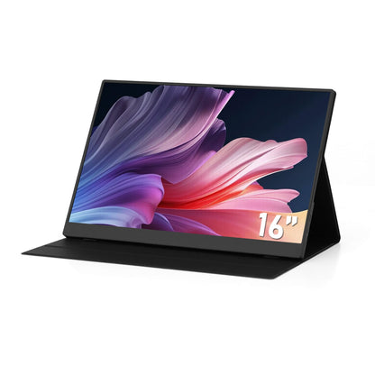 Alona.com.au Electronics > Computer Accessories > Computer Monitors & Accessories Devanti Portable Monitor Laptop Extender USB C Travel Display 16 Inch Black