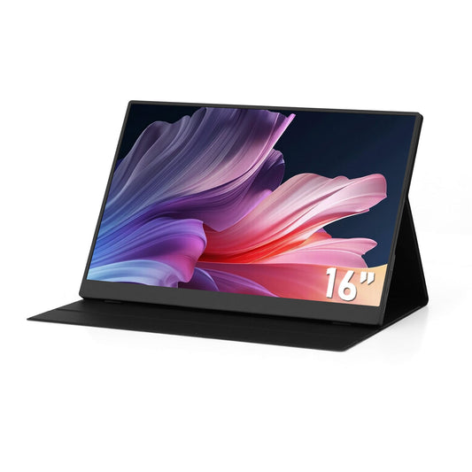 Alona.com.au Electronics > Computer Accessories > Computer Monitors & Accessories Devanti Portable Monitor Laptop Extender USB C Travel Display 16 Inch Black