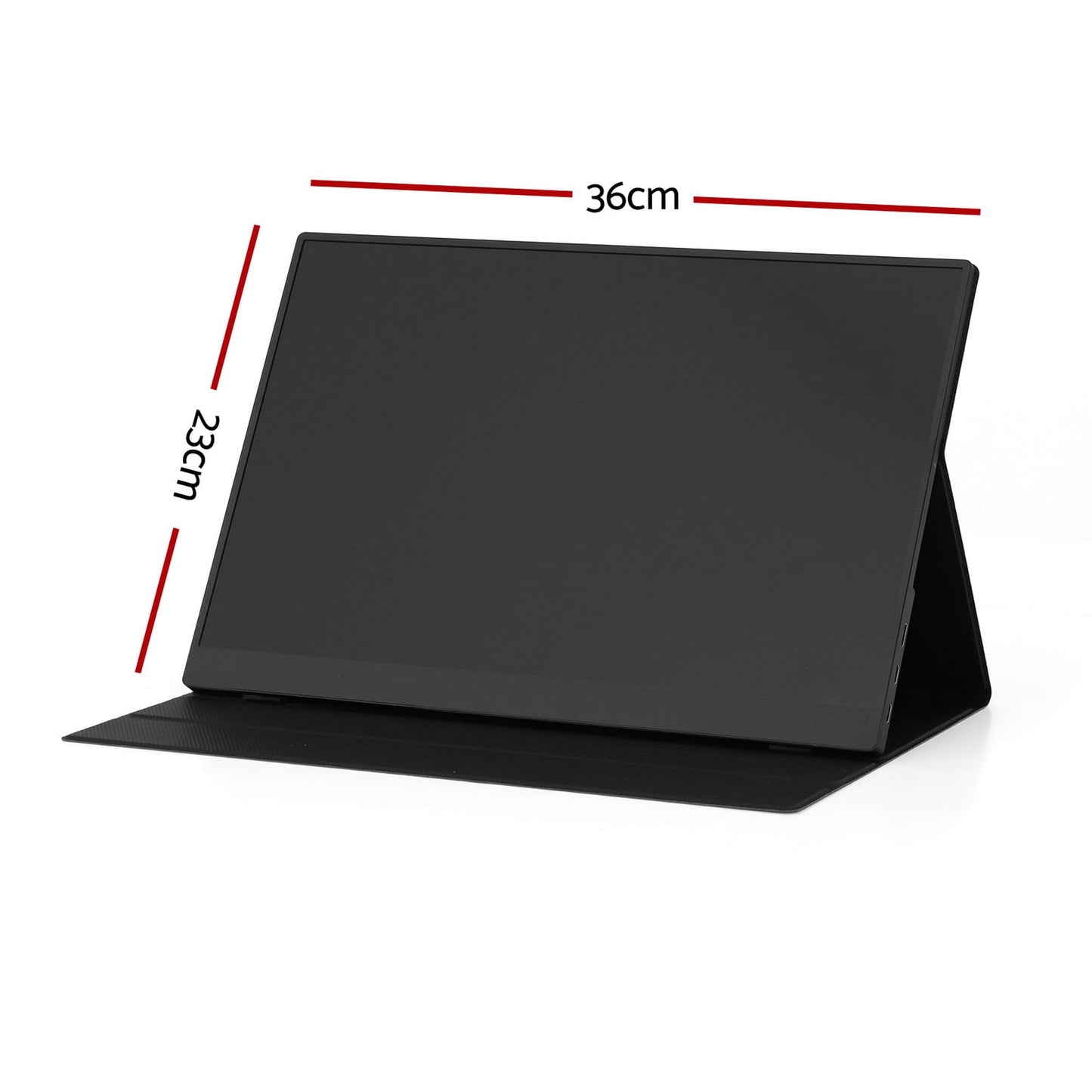 Alona.com.au Electronics > Computer Accessories > Computer Monitors & Accessories Devanti Portable Monitor Laptop Extender USB C Travel Display 16 Inch Black