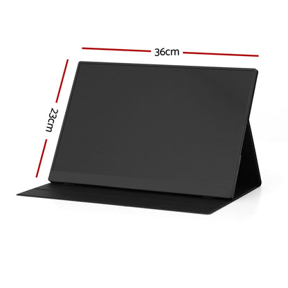 Alona.com.au Electronics > Computer Accessories > Computer Monitors & Accessories Devanti Portable Monitor Laptop Extender USB C Travel Display 16 Inch Black