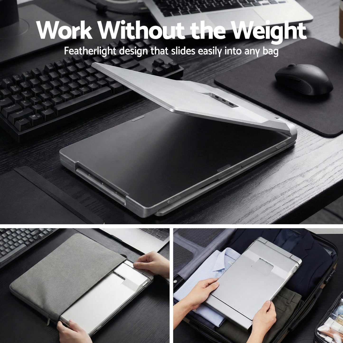 Alona.com.au Electronics > Computer Accessories > Computer Monitors & Accessories Devanti Triple Portable Monitor Laptop Screen Extender 15.6" Dual Display FHD IPS