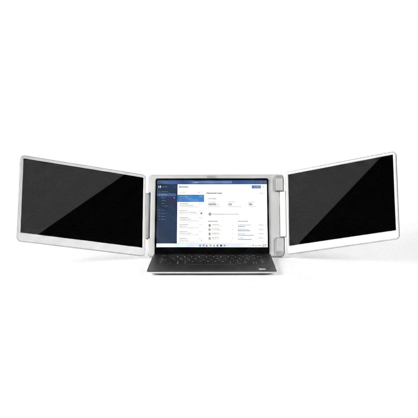 Alona.com.au Electronics > Computer Accessories > Computer Monitors & Accessories Devanti Triple Portable Monitor Laptop Screen Extender 15.6" Dual Display FHD IPS