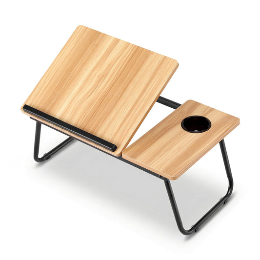 Alona.com.au Electronics > Computers & Tablets > Desktops & Accessories Artiss Laptop Desk Bed Table Foldable Portable Desktop Oak