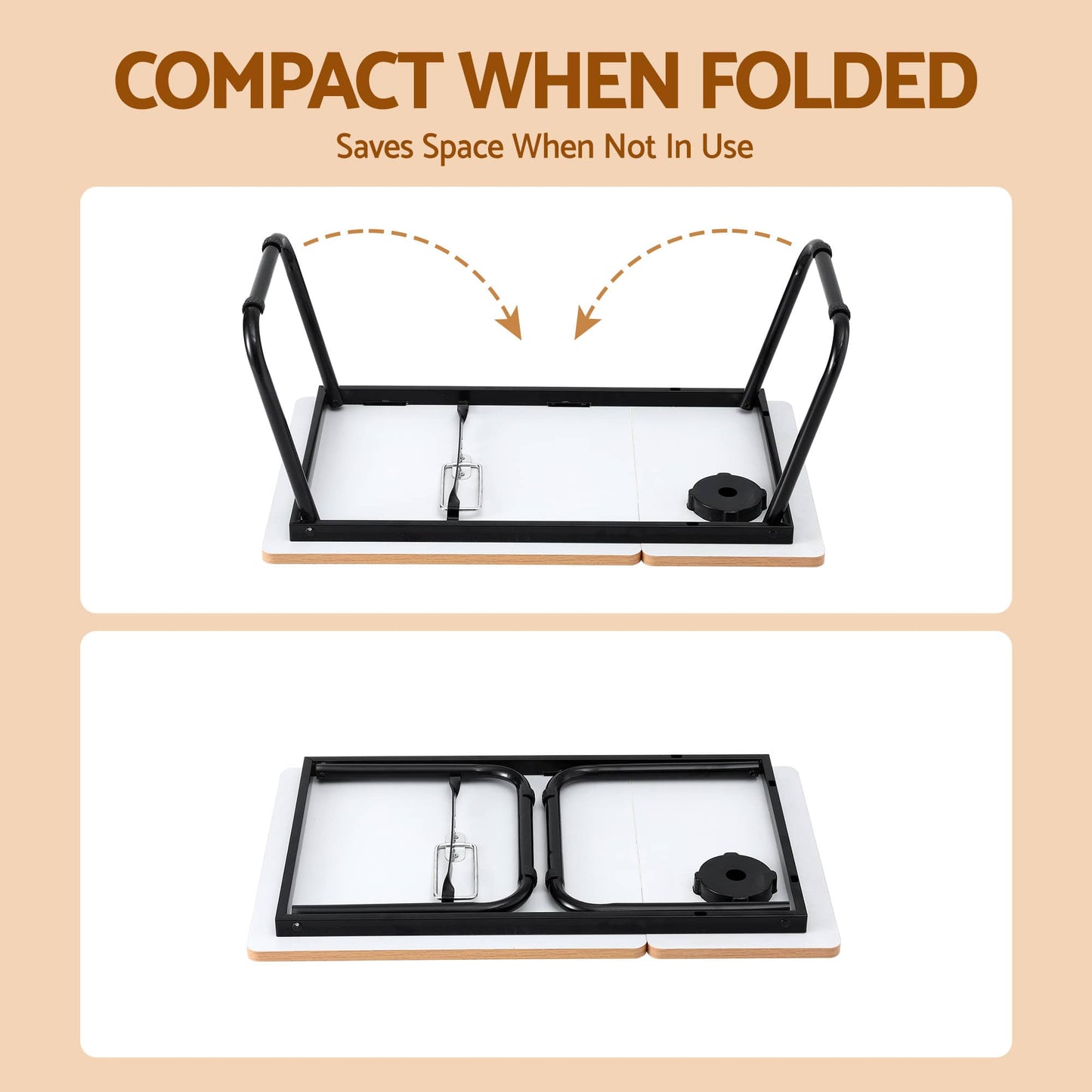 Alona.com.au Electronics > Computers & Tablets > Desktops & Accessories Artiss Laptop Desk Bed Table Foldable Portable Desktop Oak