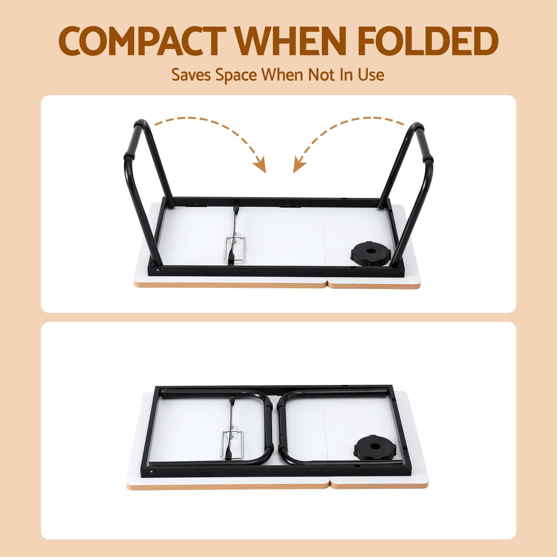 Alona.com.au Electronics > Computers & Tablets > Desktops & Accessories Artiss Laptop Desk Bed Table Foldable Portable Desktop Oak
