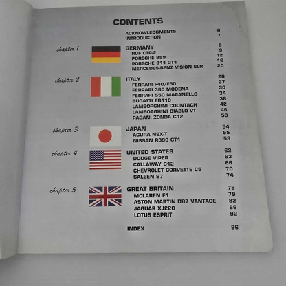 Alona.com.au Enthusiast Color Series: Supercars by John Lam, Paperback 2001 (Library Book)