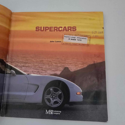 Alona.com.au Enthusiast Color Series: Supercars by John Lam, Paperback 2001 (Library Book)