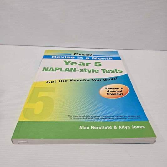 Alona.com.au Excel Year 5 NAPLAN*-style Tests by Alan Horsfield & Allyn Jones Paperback, 2012