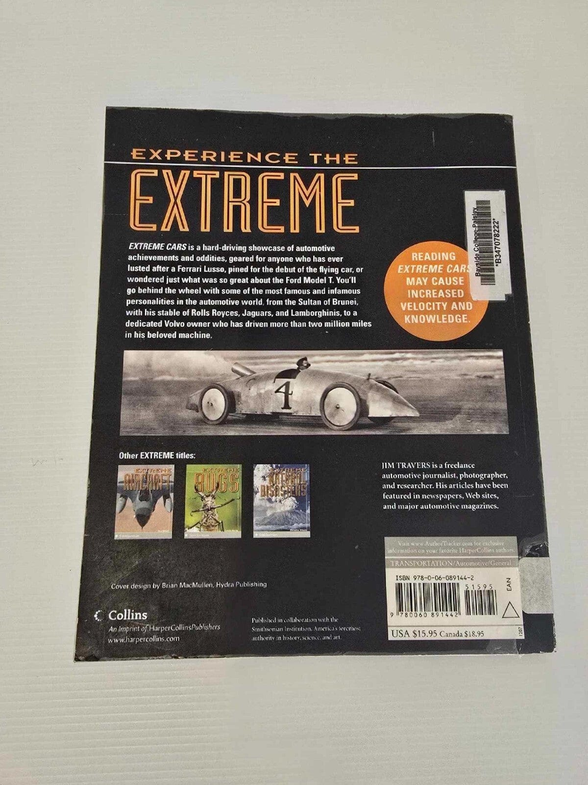 Alona.com.au Extreme Cars by Jim Travers 2007 Trade Paperback