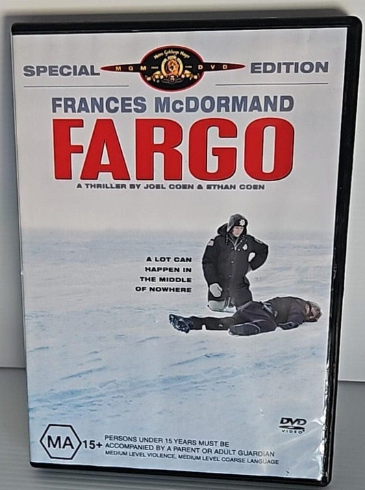 Alona.com.au FARGO Special Edition Frances McDormand DVD CULT R4 GC Disc Free POSTAGE