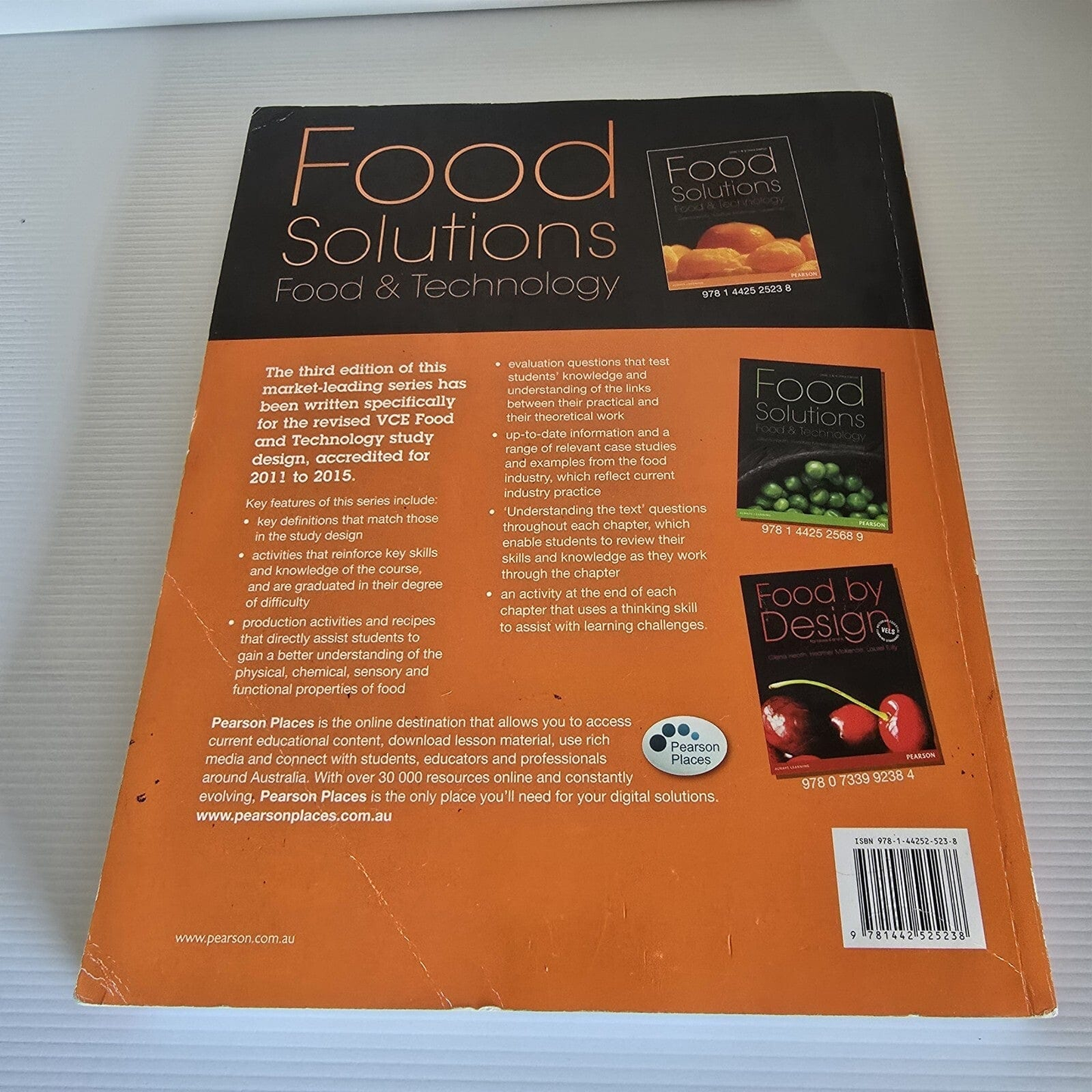 Alona.com.au Food Solutions Food & Technology Units 1 & 2 3rd ED Paperback By Glenis Heath