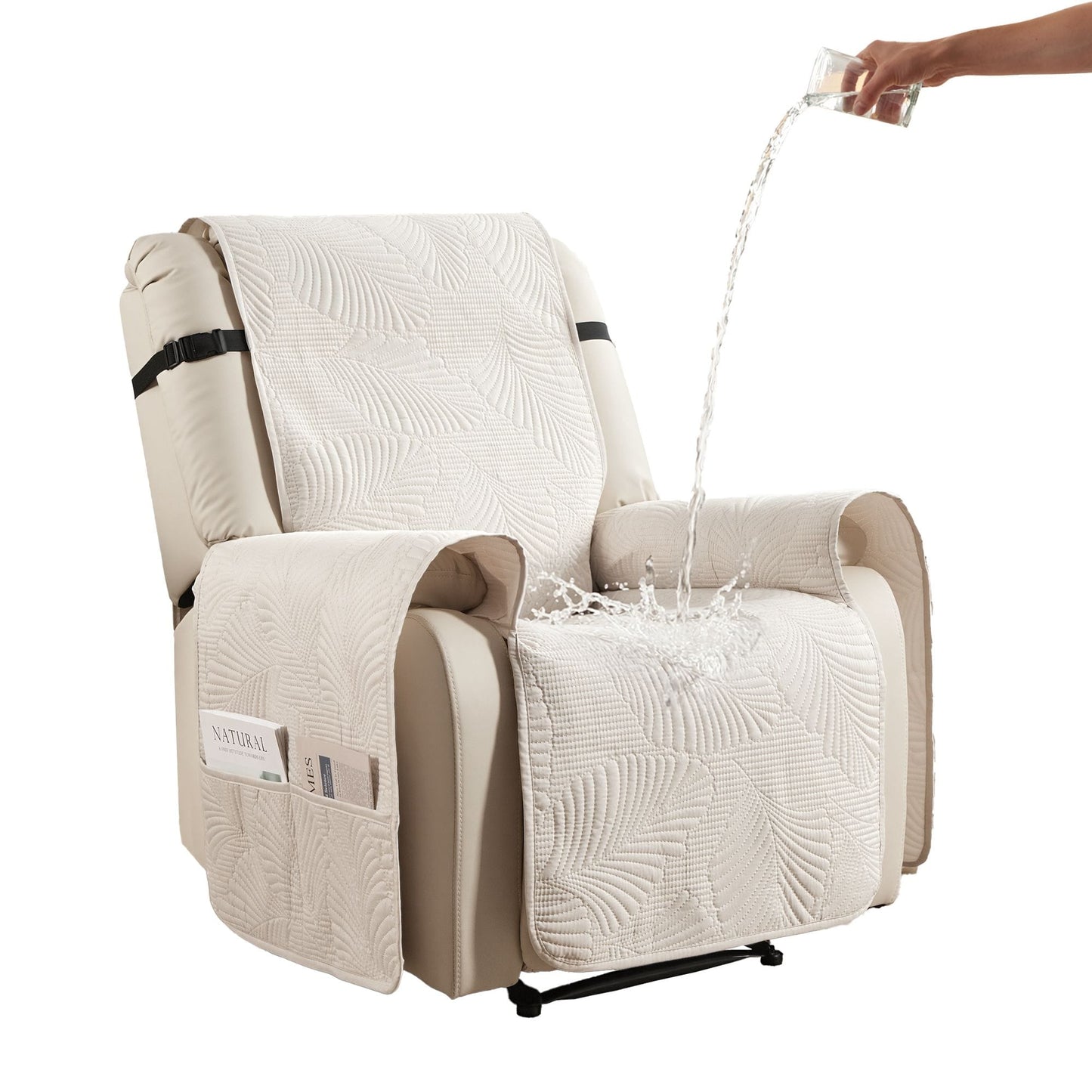 Alona.com.au Furniture > Bar Stools & Chairs > Arm Chairs & Recliners Artiss Quilted Recliner Chair Covers 100% Waterproof Recliner Slipcovers
