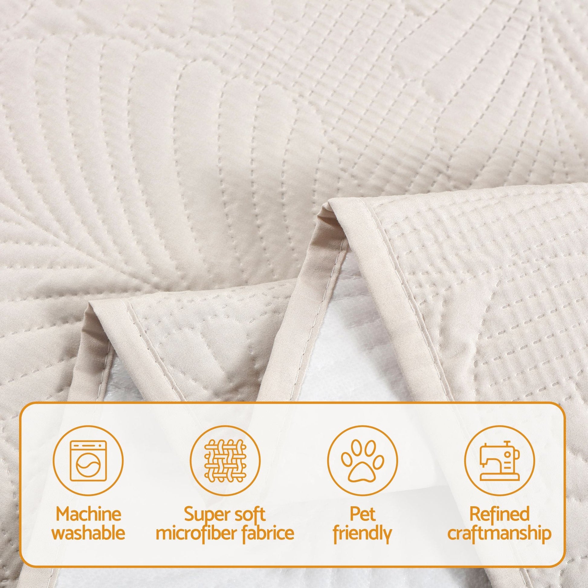 Alona.com.au Furniture > Bar Stools & Chairs > Arm Chairs & Recliners Artiss Quilted Recliner Chair Covers 100% Waterproof Recliner Slipcovers