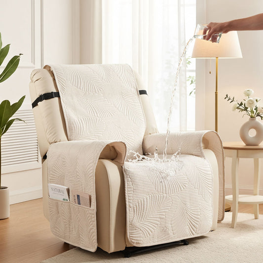 Alona.com.au Furniture > Bar Stools & Chairs > Arm Chairs & Recliners Artiss Quilted Recliner Chair Covers 100% Waterproof Recliner Slipcovers