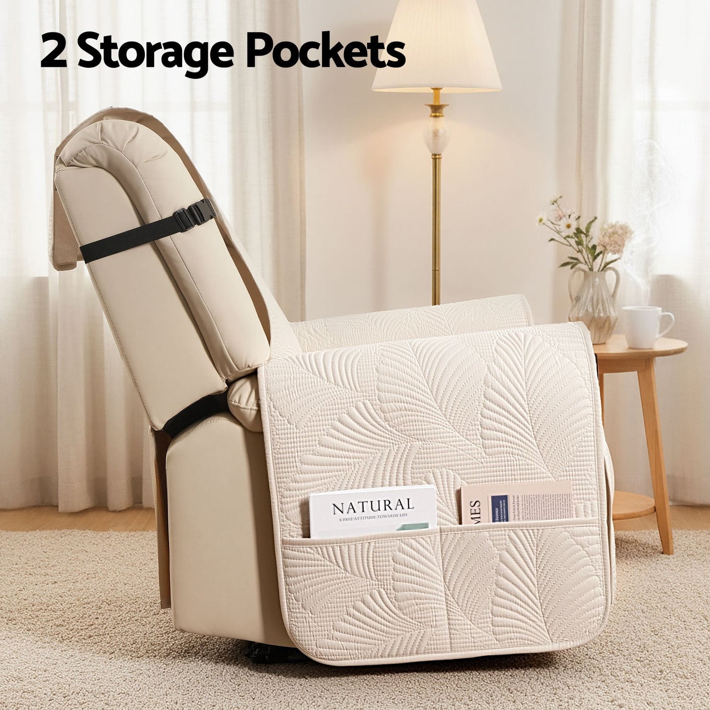Alona.com.au Furniture > Bar Stools & Chairs > Arm Chairs & Recliners Artiss Quilted Recliner Chair Covers 100% Waterproof Recliner Slipcovers
