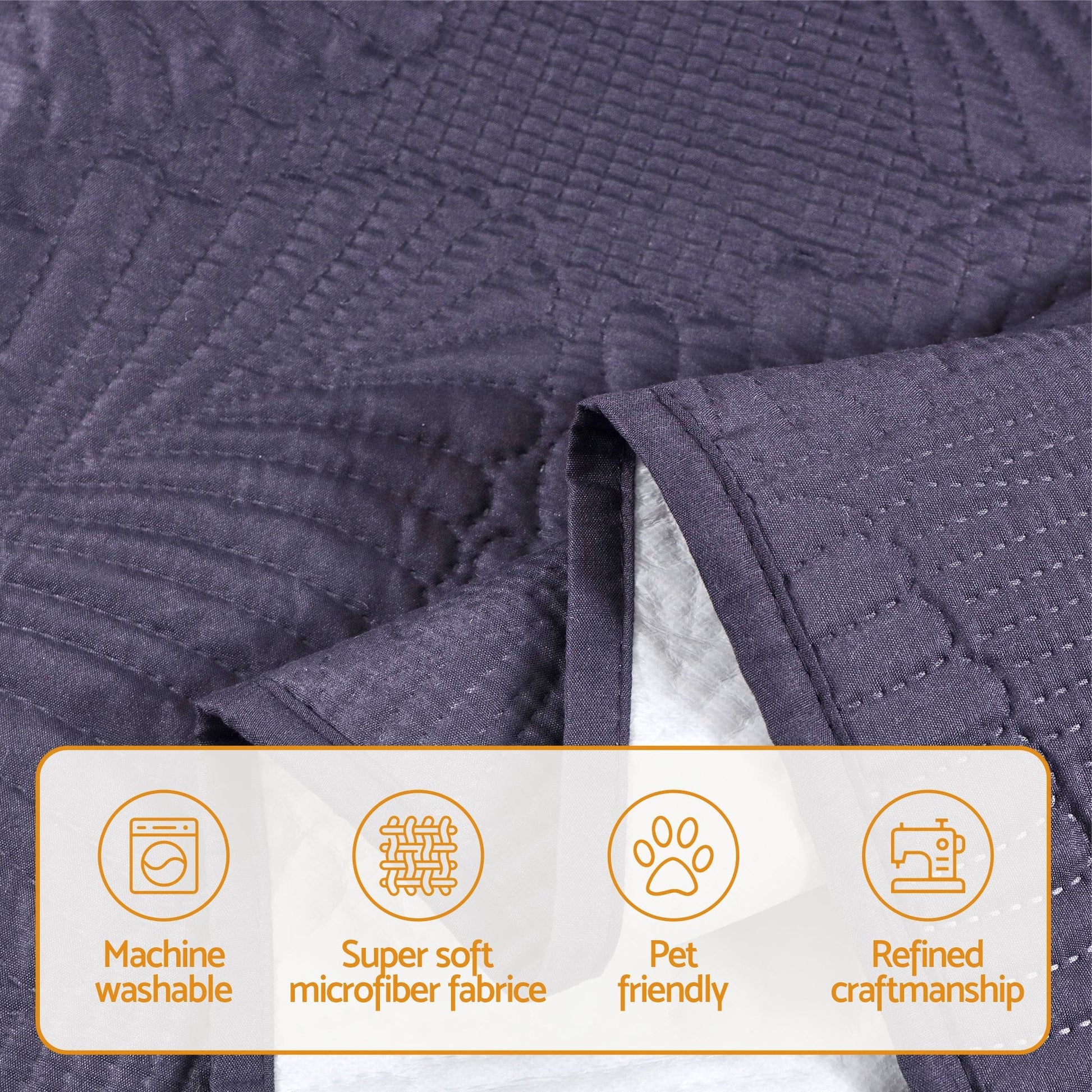 Alona.com.au Furniture > Bar Stools & Chairs > Arm Chairs & Recliners Artiss Quilted Recliner Chair Covers 100% Waterproof Recliner Slipcovers Grey
