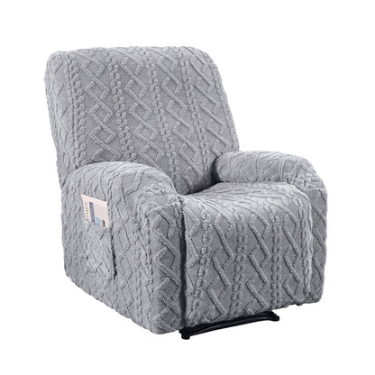 Alona.com.au Furniture > Bar Stools & Chairs > Arm Chairs & Recliners Artiss Recliner Chair Covers with Storage Side Pockets Grey