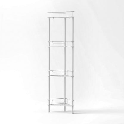 Alona.com.au Furniture > Bathroom > Bathroom Cabinets, Cupboards & Storage Artiss 4 Tier Floor Standing Corner Shower Caddy Bathroom Organizer White