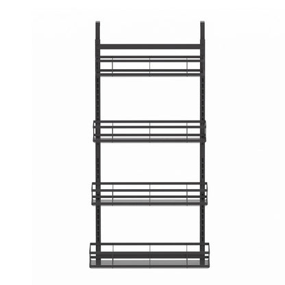 Alona.com.au Furniture > Bathroom > Bathroom Cabinets, Cupboards & Storage Artiss Over Door Bathroom Rack Hanging Organiser 4 Tier No Drill 91cm Black