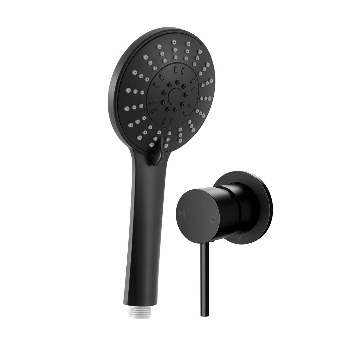 Alona.com.au Furniture > Bathroom > Shower Heads & Screens Cefito 4.5" Handheld Shower Head Round with Wall Bathroom Mixer