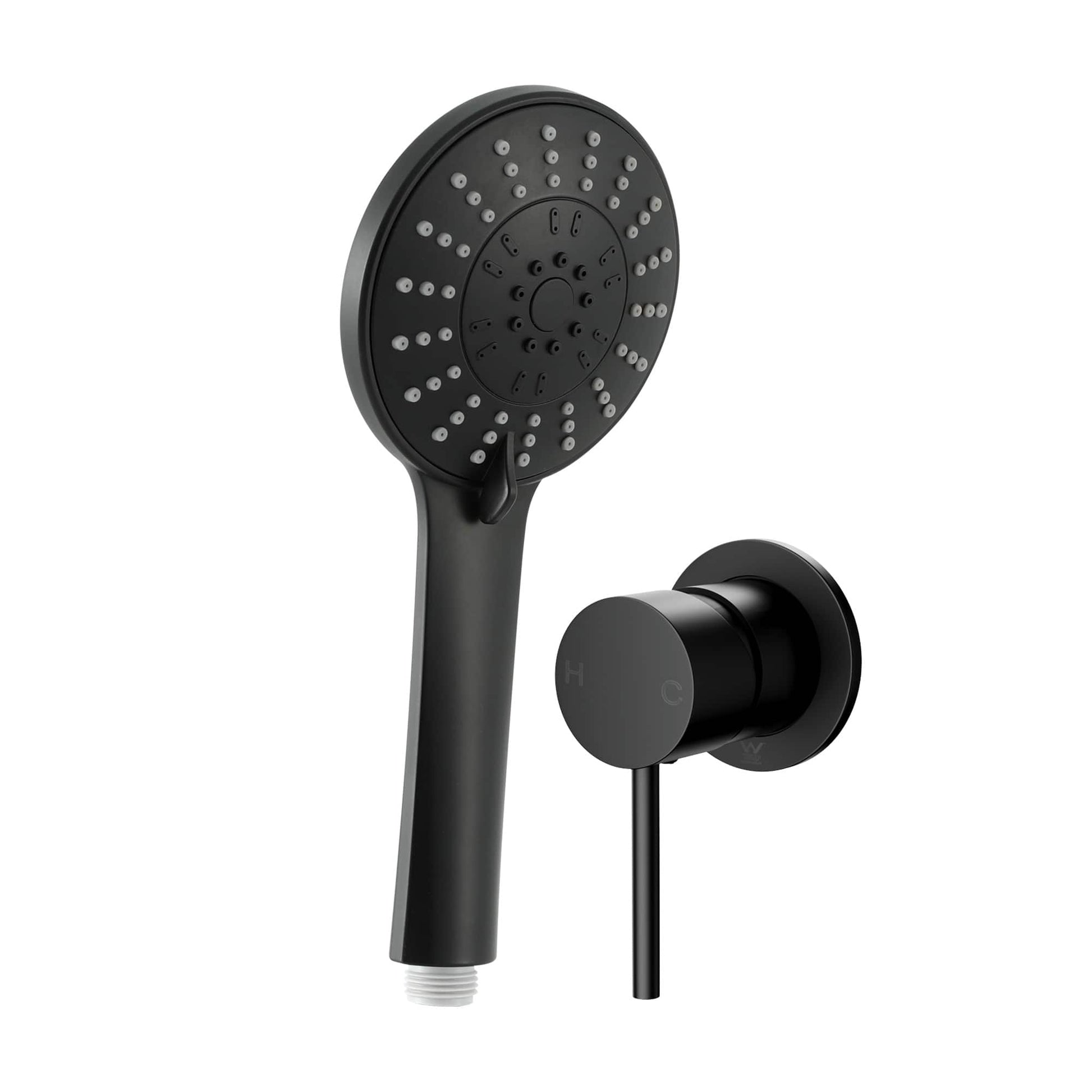 Alona.com.au Furniture > Bathroom > Shower Heads & Screens Cefito 4.5" Handheld Shower Head Round with Wall Bathroom Mixer