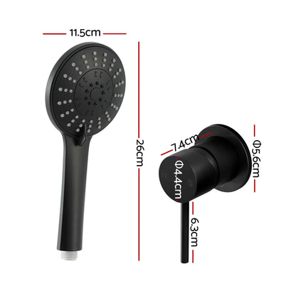 Alona.com.au Furniture > Bathroom > Shower Heads & Screens Cefito 4.5" Handheld Shower Head Round with Wall Bathroom Mixer