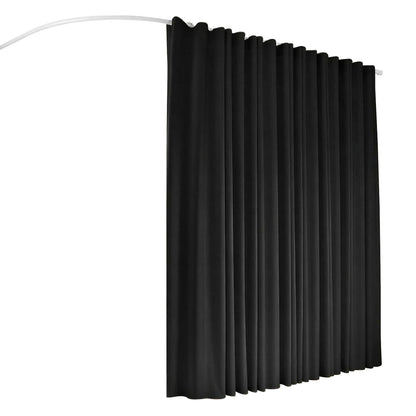 Alona.com.au Furniture > Bedroom > Room Dividers Artiss Room Divider Curtain Ceiling Mounted Track Sets Flexible Black