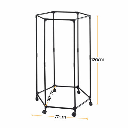Alona.com.au Furniture > Living Room > Coat Racks Artiss Clothes Rack Airer Rail Coat Stand Wheels 6 Rods