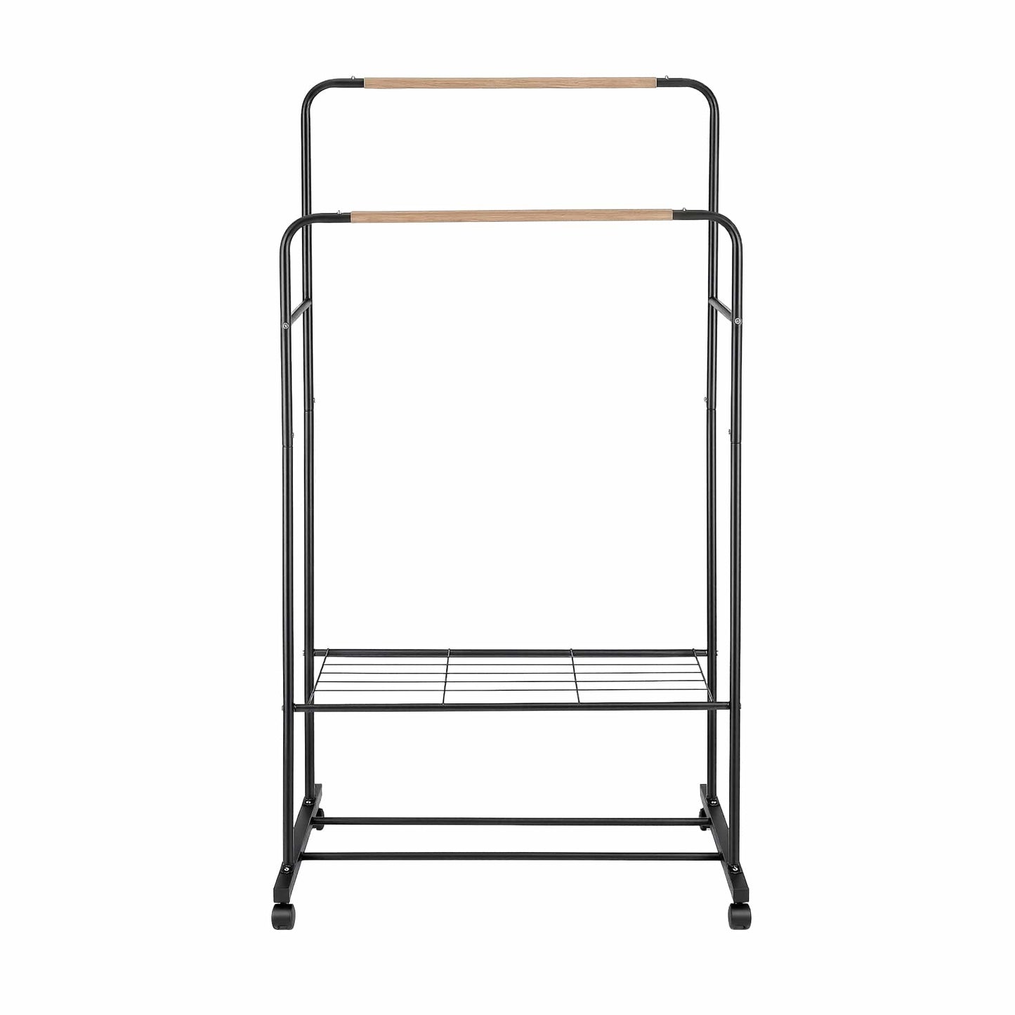 Alona.com.au Furniture > Living Room > Coat Racks Artiss Clothes Rack Double Rod Airer Rail Coat Stand Hanger Storage Shelf