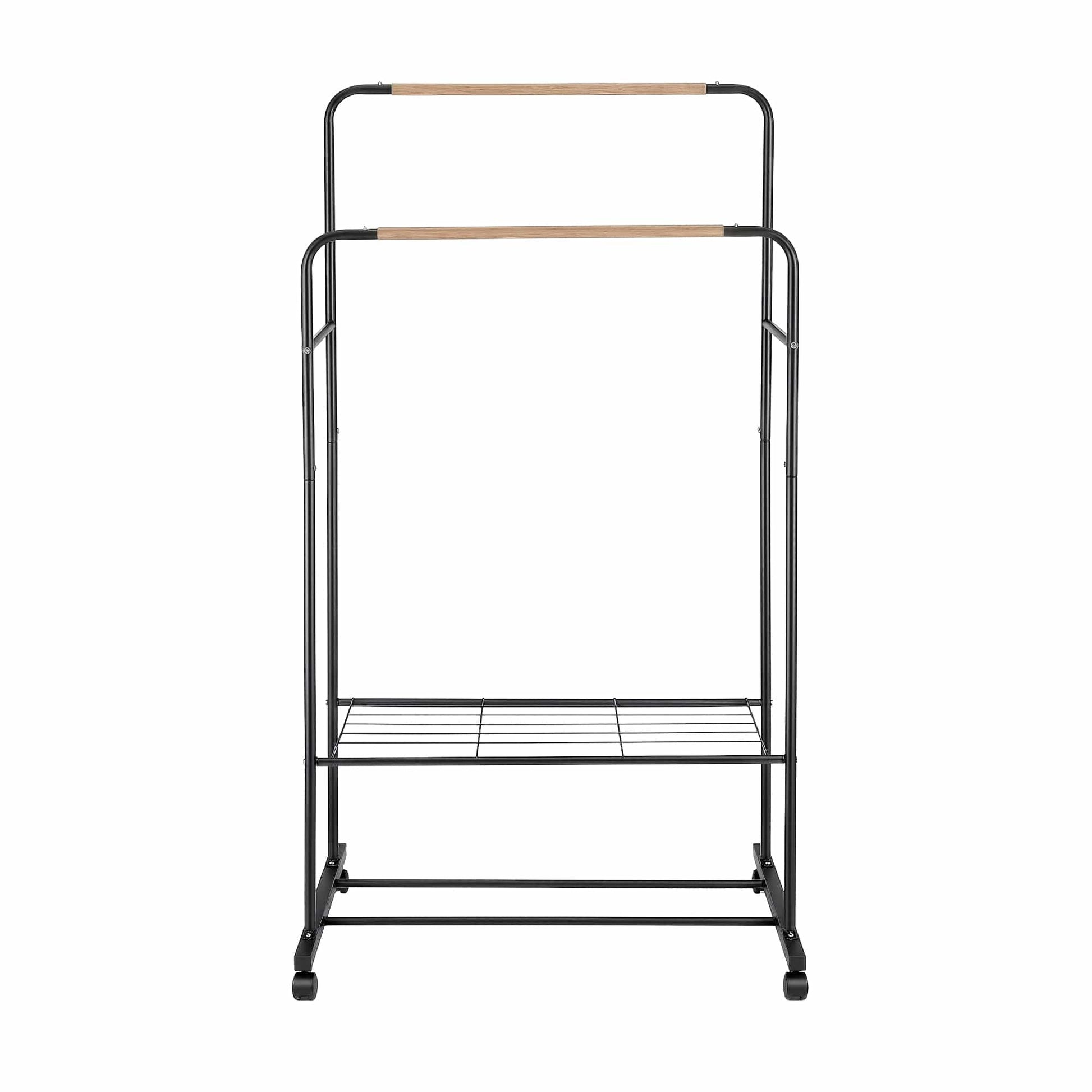 Alona.com.au Furniture > Living Room > Coat Racks Artiss Clothes Rack Double Rod Airer Rail Coat Stand Hanger Storage Shelf