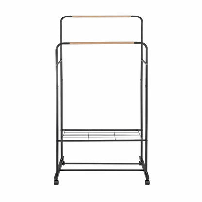 Alona.com.au Furniture > Living Room > Coat Racks Artiss Clothes Rack Double Rod Airer Rail Coat Stand Hanger Storage Shelf